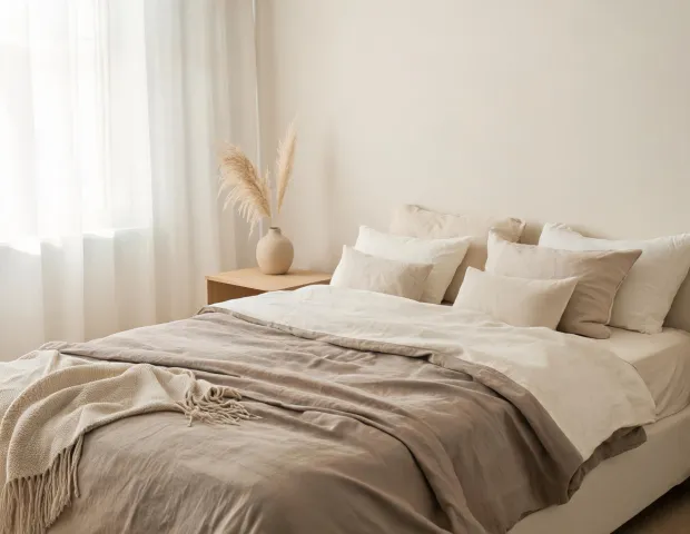 Styled bedroom corner