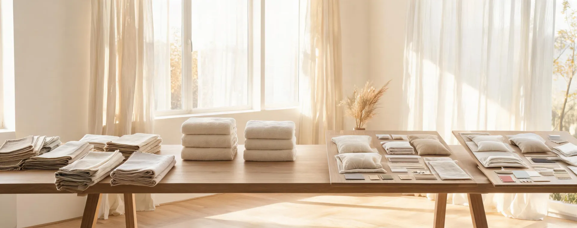 Parachute home studio with textiles