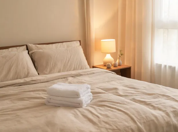 Guest suite bedding