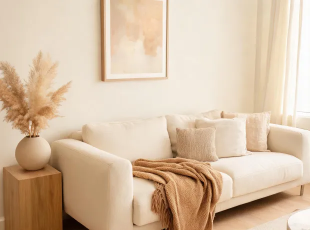 Living room soft decor